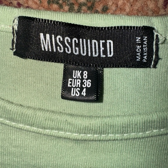 Missguided Mint Green Casual Dress - Picture 2 of 2